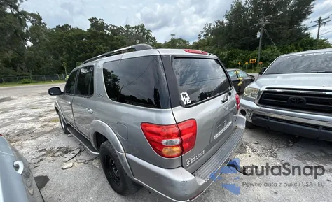 2003 Toyota Sequoia Sr5 из США, поврежденный, VIN 5TDZT34A03S143809